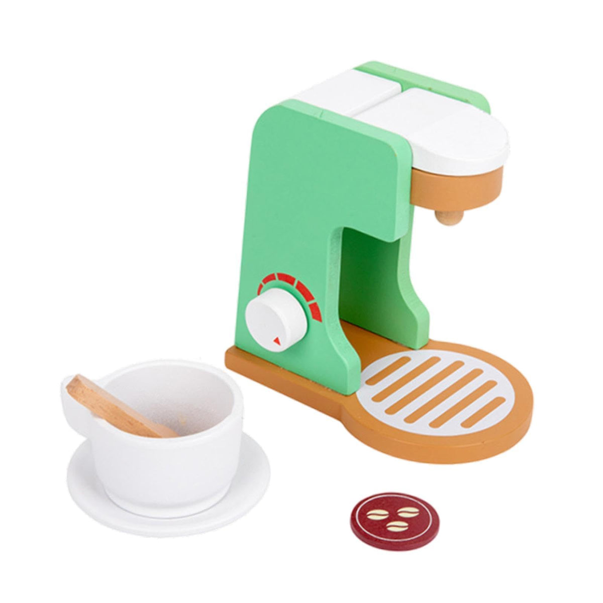 MeadawgsWooden Kitchen Toy Pretend Food Set for Age 3 4 5 6 Children Girls Boys Coffee Machine|Toys & Hobbies|Educational|Other 