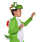 Yoshi Deluxe Costume, Official Nintendo Super Mario Costume, Kids Size Medium (7-8)