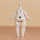 Ymy Pear Shaped Doll Body 1/12 Scale Cute Fat Action Figure Suitable For Ymy 1/12 1/8 Bjd Gsc Doll Head (Light Tan)