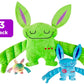 Bumpas 3 Pack Includes: Weighted Stuffed Pillow Animal (Shin Shin) with Surprise Bumpaloo & Thumper - Soft & Cuddly Plush for Co