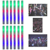 Super Z Outlet Upgraded Light up Foam Sticks, 3 Modes Colorful Flashing LED Strobe Stick for Party, Concert and Event (12)
