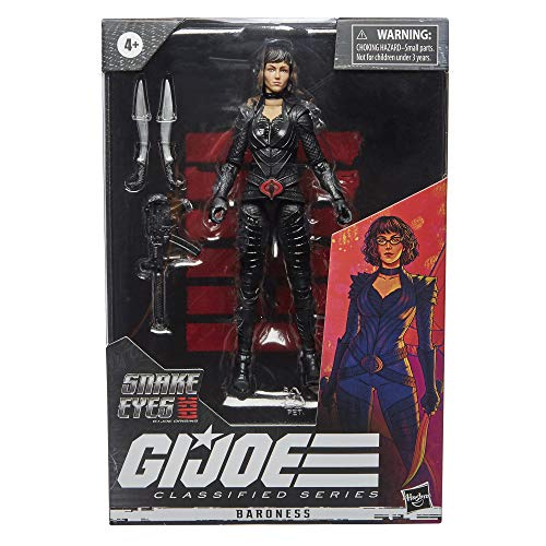 G.I. Joe Classified Series Snake Eyes: G.I. Joe Origins Baroness Collectible Figure 19  enhanced 6-Inch-Scale Toy with Custom Package Art