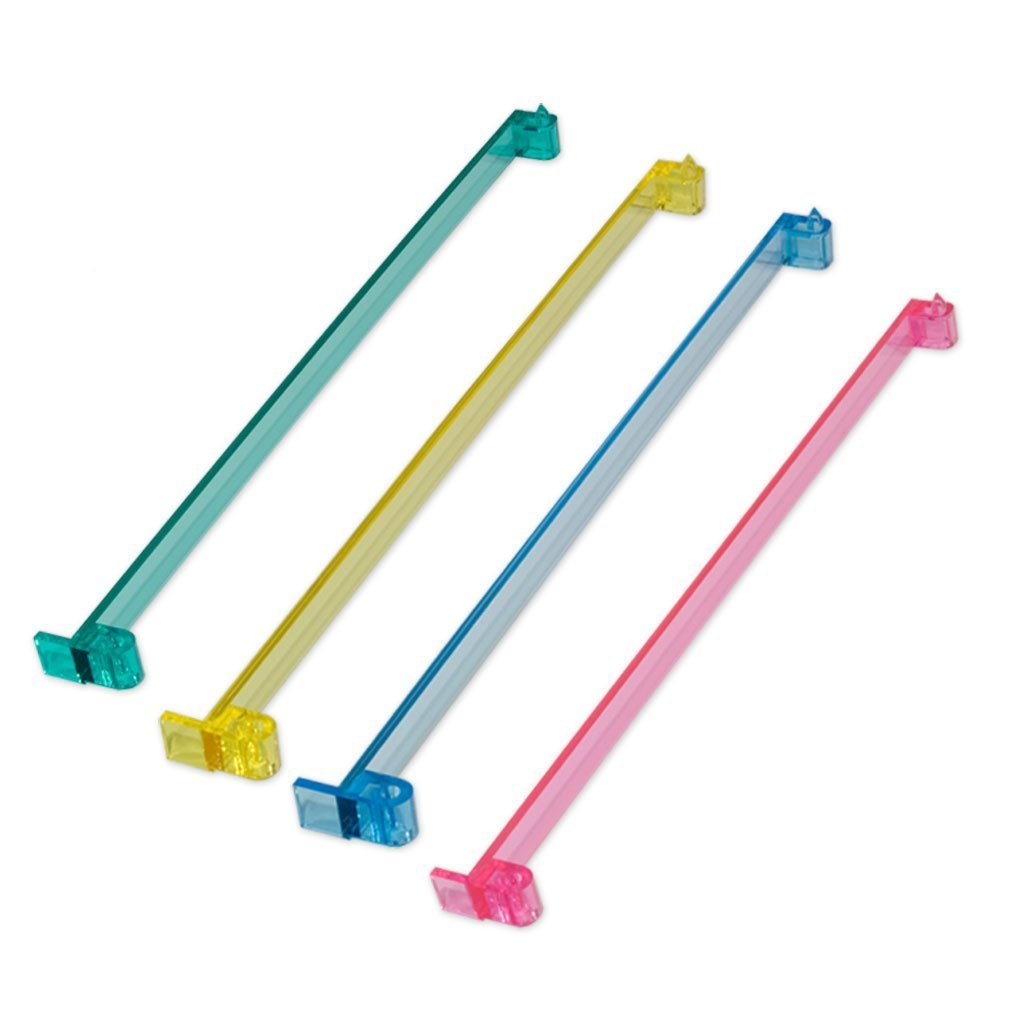 C&H Solutions Color Acrylic Mahjong Pushers Set of 4, 18" - Durable Acrylic, Perfect for Game Nights and Tournaments