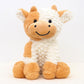Yukouqian Cow Stuffed Animal Cute Cow Plush Doll Toy 9 Inch For Girls Boys Christmas (Siting Cow Yellow)