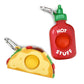 Top Trenz Omg Pop Fidgety Bubble Fidget Toy Stress Relief Anxiety Boredom Keychain (Bff - Taco)