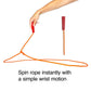 Western Stage Props Childrens Cowboy Kiddie Trick Rope Lasso Pre-Tied | Ages 4 - 10 | Orange |
