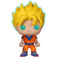 Funko Super Saiyan Goku [Glow-in-Dark] (EE limited availability): Dragonball Z x POP! Animation Vinyl Figure & 1 POP! Compatible PET Plastic Graphical Protector Bundle [#014 / 05040 - B]