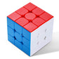 CFMOUR Speed Cube 3x3x3 - Full Size 55mm  Moyu Stickerless Magic Cubes 3x3- Fast Smooth Turning Vivid Colour Puzzle Game Brain Toy for Kids and mature-themed