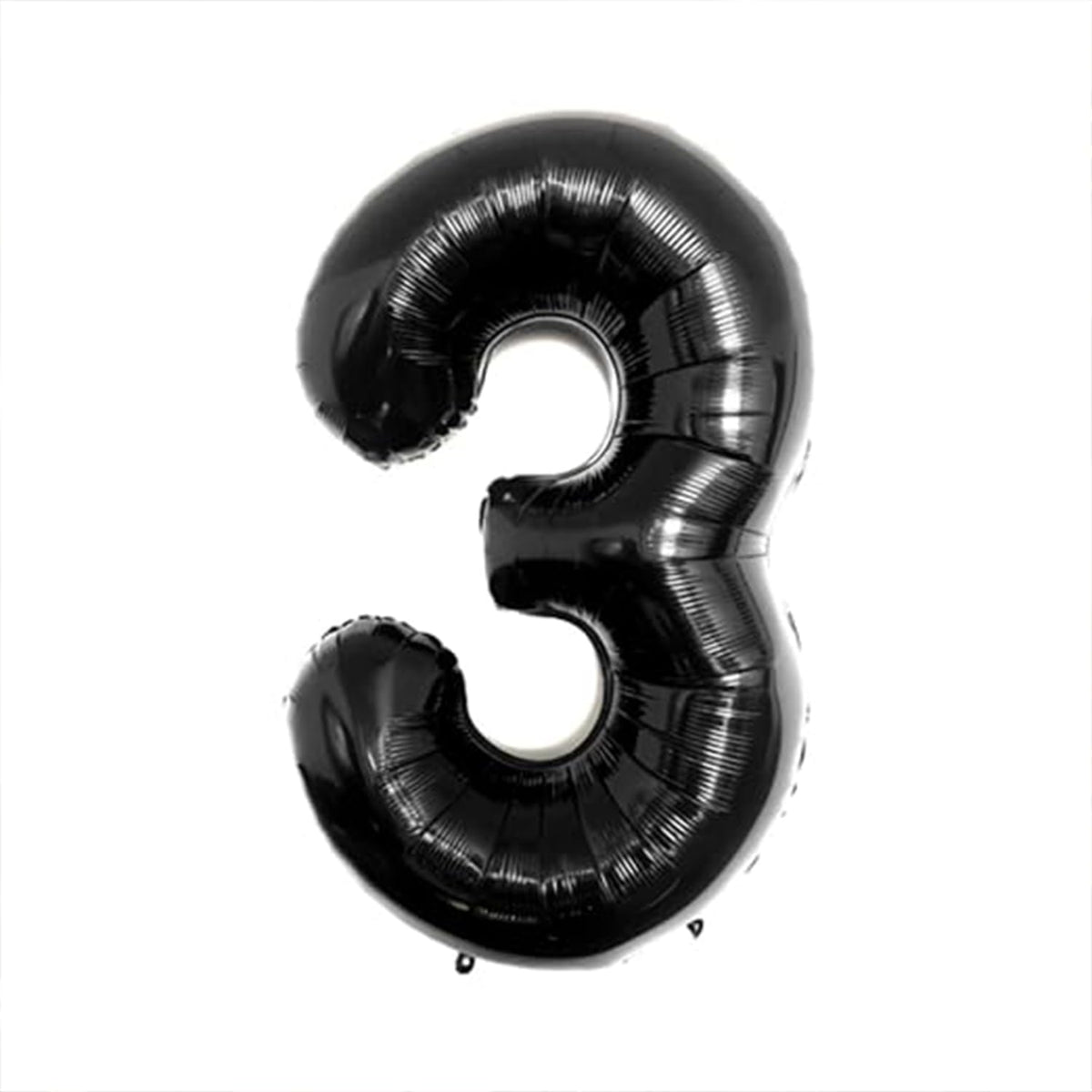 Atpata Funky Black Number Foil Balloons for Numeric Milestone Parties (40 INCH, 3)