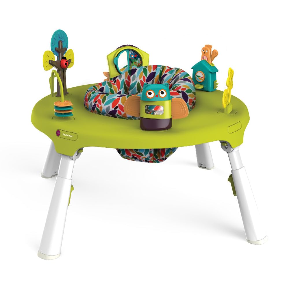 ORIBEL PortaPlay Baby Activity Center: Development Focused Toys. Foldable, Portable, and Transforms to a Play Table, Unisex (For