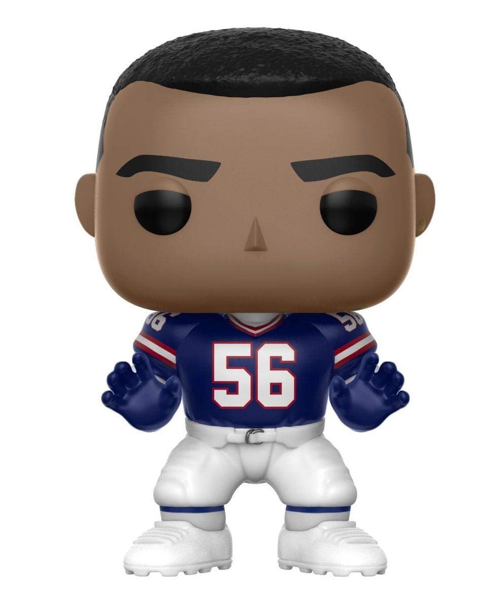 Funko POP NFL Lawrence Taylor Collectible Figure, 3.75" Vinyl, Multicolor, Model 20193, Giants Throwback