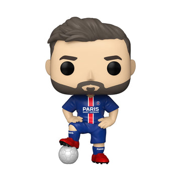 Funko Pop! Football Lionel Messi Figure - 3.75" Vinyl, Paris Saint-Germain, Blue, Model 67389