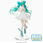 Sega - Hatsune Miku Series Spm Statue - Hatsune Miku 15Th Anniversary Kei Ver., Black
