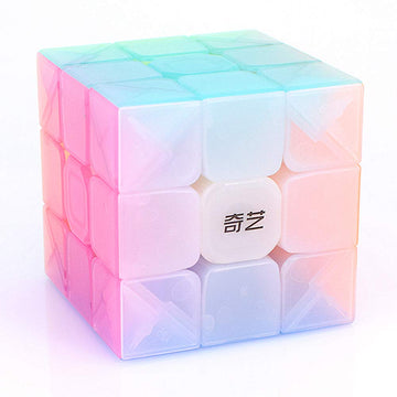 Liangcuber Qy Warrior S 3X3 Speed Cube Warrior W Upgraded Version 3X3 Puzzle Cubes (Warrior W 3X3 Jelly)