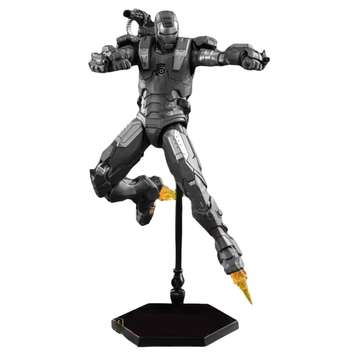 HiPlay ZD Toys Action Figure War Machine MK1 - Serie Anniversario Scala 1/10 (18 Cm) Non Luminosa, Ispirata Al Film Marvel, Con Accessori E Base