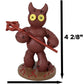 Ebros Day Of The Dead Pinheadz Monster With Voodoo Stitches Figurine Halloween Collectible Toy Fantasy Mythical Beings Undead Apocalypse Horror (Devil With Pitchfork)