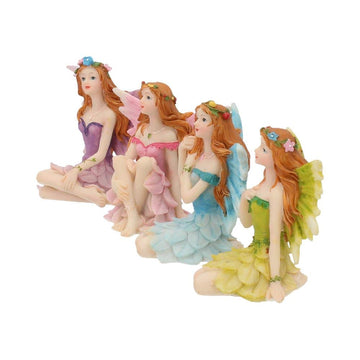 Nemesis Now Glen Whispers Set Of 4 6.5Cm, Resin, Multi-Coloured, One Size