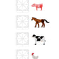 Magna-Tiles Farm Animals 25-Piece Magnetic Construction Set, The Original Magnetic Building Brand