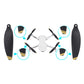16Pcs Mavic Mini Propellers Compatible with DJI Mavic Mini Drone Replacement Low-Noise and Quick-Release Blades Props, Golden