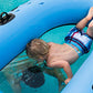 Sieco Design Aquavue Voyager, Clear Bottom Inflatable Raft, For Kids And Adults