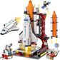 Exomoon Space Shuttle Toys Building Sets(682+Pieces), Stem Spaceship Building Kit Toy With Space Transport Rocket&Airplane Launc