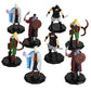 8 Painted Fantasy Bandit Mini Figures- All Unique Designs- 1'' Hex-Sized Compatible With Dnd Dungeons And Dragons & Pathfinder A