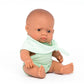Miniland Doll 8 1/4'' Hispanic Boy (Box) - Made In Spain, Anotomically Correct, Quality, Inclusion