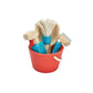 Plantoys Pretend Play House Cleaning Set (3498) | Sustainably Made From Rubberwood And Non-Toxic Paints And Dyes