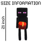 Pixel-Style Plushies Game Basic Stuffed Animal Mineworld Character Soft Toy  Video Game-Inspired Collectible Plushies