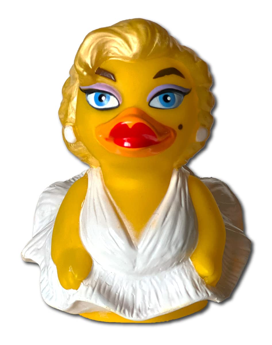 Celebriducks Pond Bombshell Floating Rubber Ducks - Collectible Bath Toy Gift For Kids & Adults Of All Ages