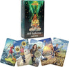 Patpat 78Pcs Tarot Card Deck Set, Retro Classic Illustration Design, Beginner Tarot Cards Enthusiasts Friendly With Guidebook, D
