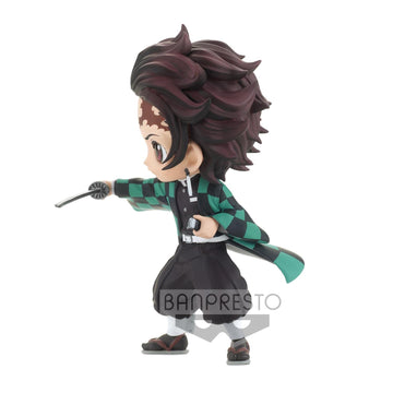 Banpresto - Demon Slayer Q Posket Tanjiro Kamado Iii Version A Statue , Black