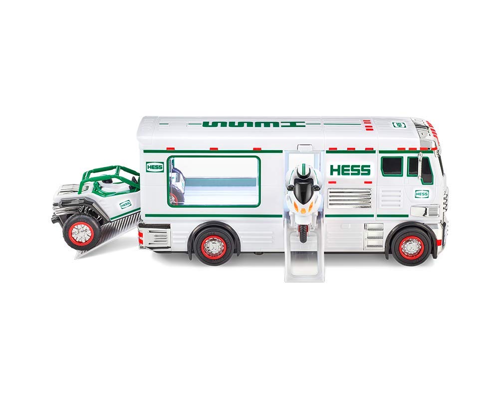 Hess 2018 Toy Truck - RV with ATV and Motorbike