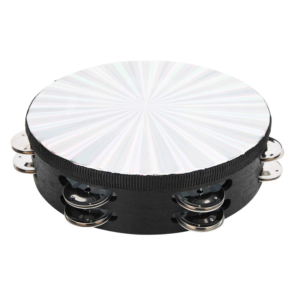 LongLasting Stability Tambourine, Double Row Jingles, Party Decor For Friends Children Family