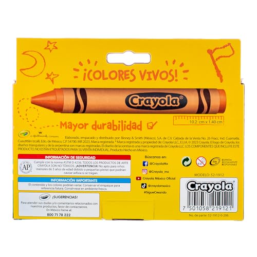 Crayola Crayon Extra Jumbo So Big, 12 Pack