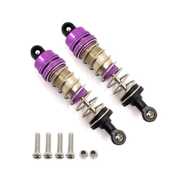 4PCS Metal Shock Absorber Adjustable Assembled Spring Damper for Wltoys 124019 124018 144001 RC Car Spare Parts Upgrade Accessor