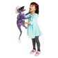 Folkmanis Beaked Dragon Hand Puppet, Purple; Black; White