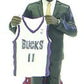 Foco Forever Collectibles Nba Milwaukee Bucks Mens Milwaukee Bucks T.J. Ford Draft Pick Bobblehead - Special Order, Team Colors 