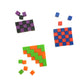 EAI Education Centimeter Cubes Set of 1000 - Plastic, Multi-Color (Green, Brown, Red, Black, Yellow, Purple, White)