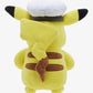 Pokemon Captain Pikachu Plush - 8-Inch Soft Polyester Toy with Hat - Model PKW4689