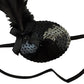Loftus International Star Power Pirate Feather Alternative Eye Patch, Black