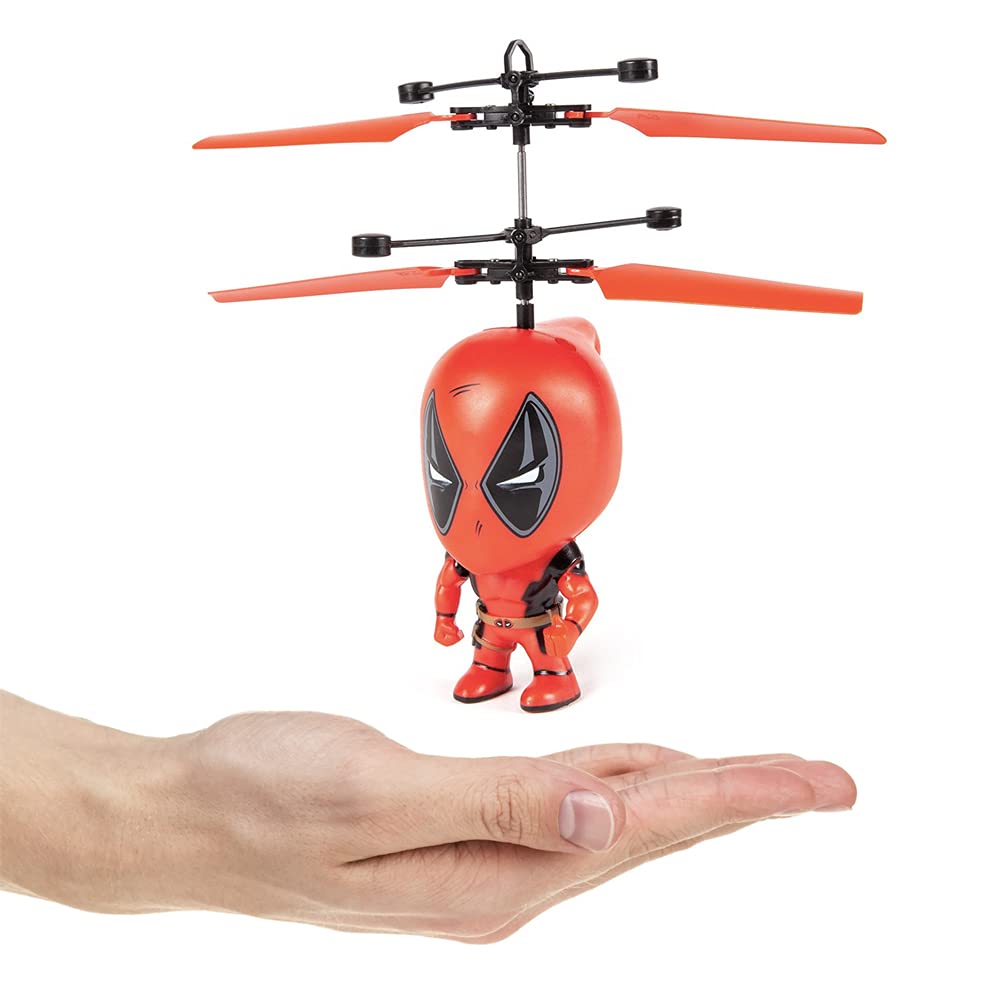 Marvel Deadpool 3.5Inch Big Head Flying Toy, Motion Sensing, Ages 6+