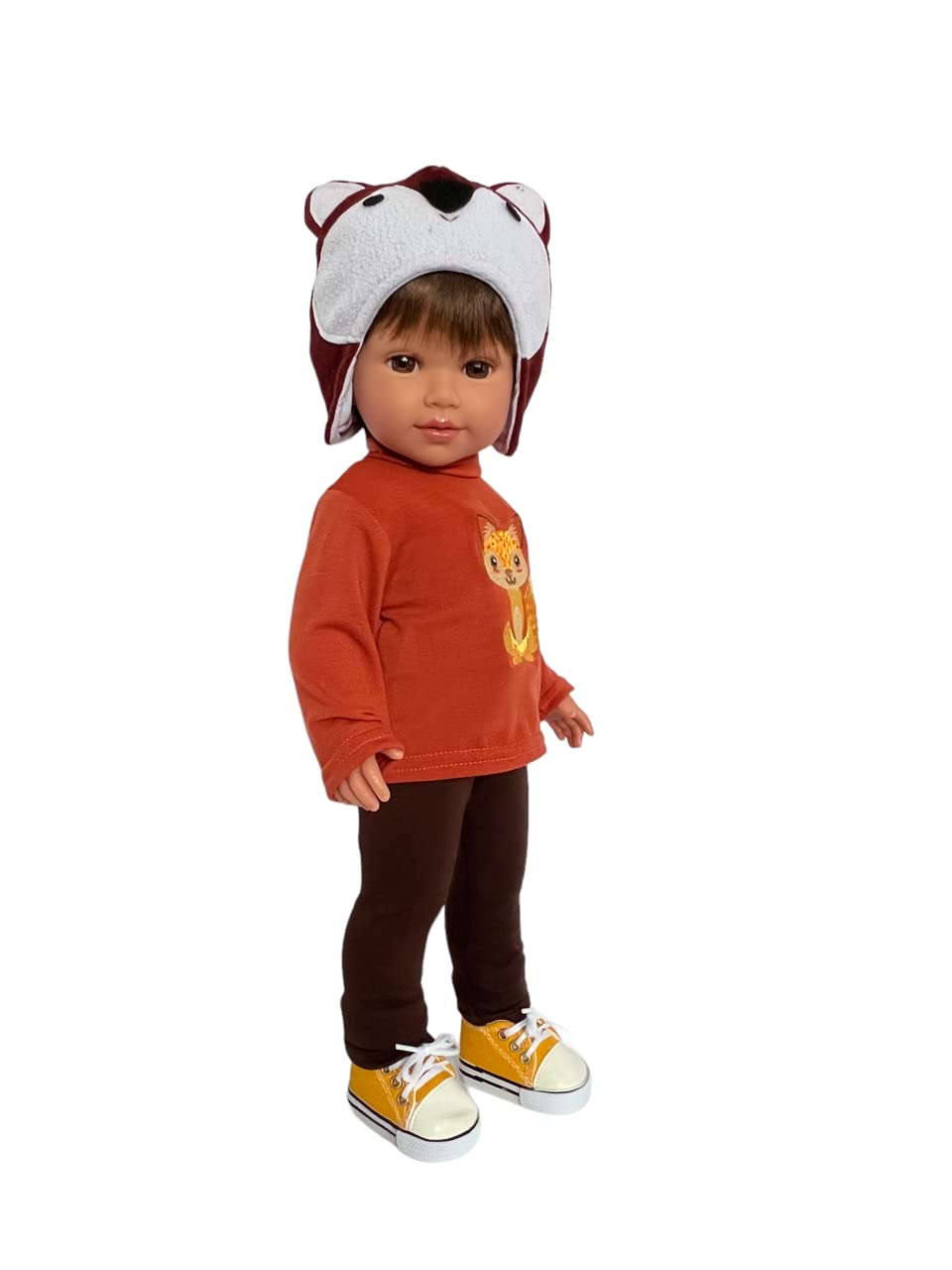 18 Inch Doll Clothes- Woodland Fox Outfit Fits 18 Inch Boy Dolls