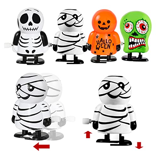 Max Fun 12Pcs Halloween Wind Up Toys Assortment For Kids Halloween Party Favors Treat Bag Stuffers Goody Bag Filler Halloween Treats Prizes