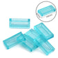 Transparent Light Blue 1×2 Tile ×700 Parts And Pieces Flat Moc Bricks, Bulk Building Blocks For Smooth Surface Wall Floor, Toy Accessories Compatible With Major Brands