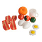 Kaplan Early Learning Life-Size Pretend Play Breakfast Meal Set - 24-Piece Play Food for Kids, Promotes Healthy Eating & Nutriti