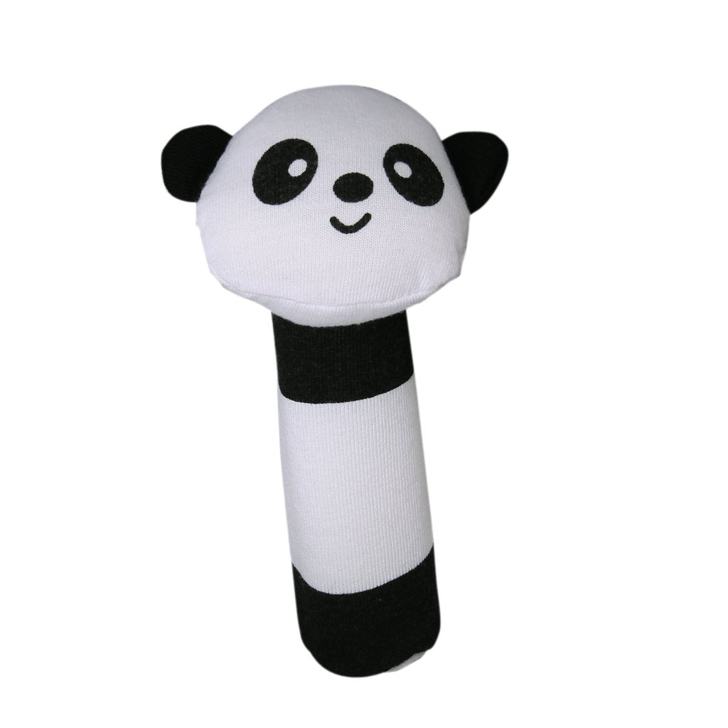 Enakshi (Label) Panda Shape Cloth Fabric Squeaker Bar Sound Baby Play Toysbaby|Toys For Baby|Developmental Baby Toys