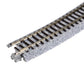 Kato USA Model Train Products Unitrack, 481mm (19'') Radius 15-Degree Curve Track (4-Piece)