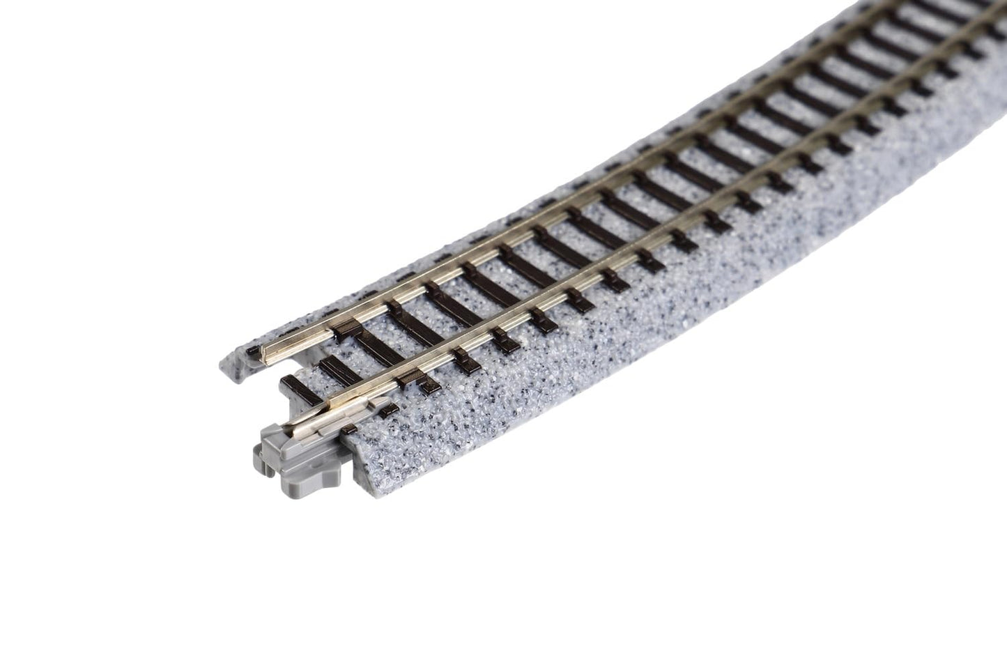 Kato USA Model Train Products Unitrack, 481mm (19'') Radius 15-Degree Curve Track (4-Piece)