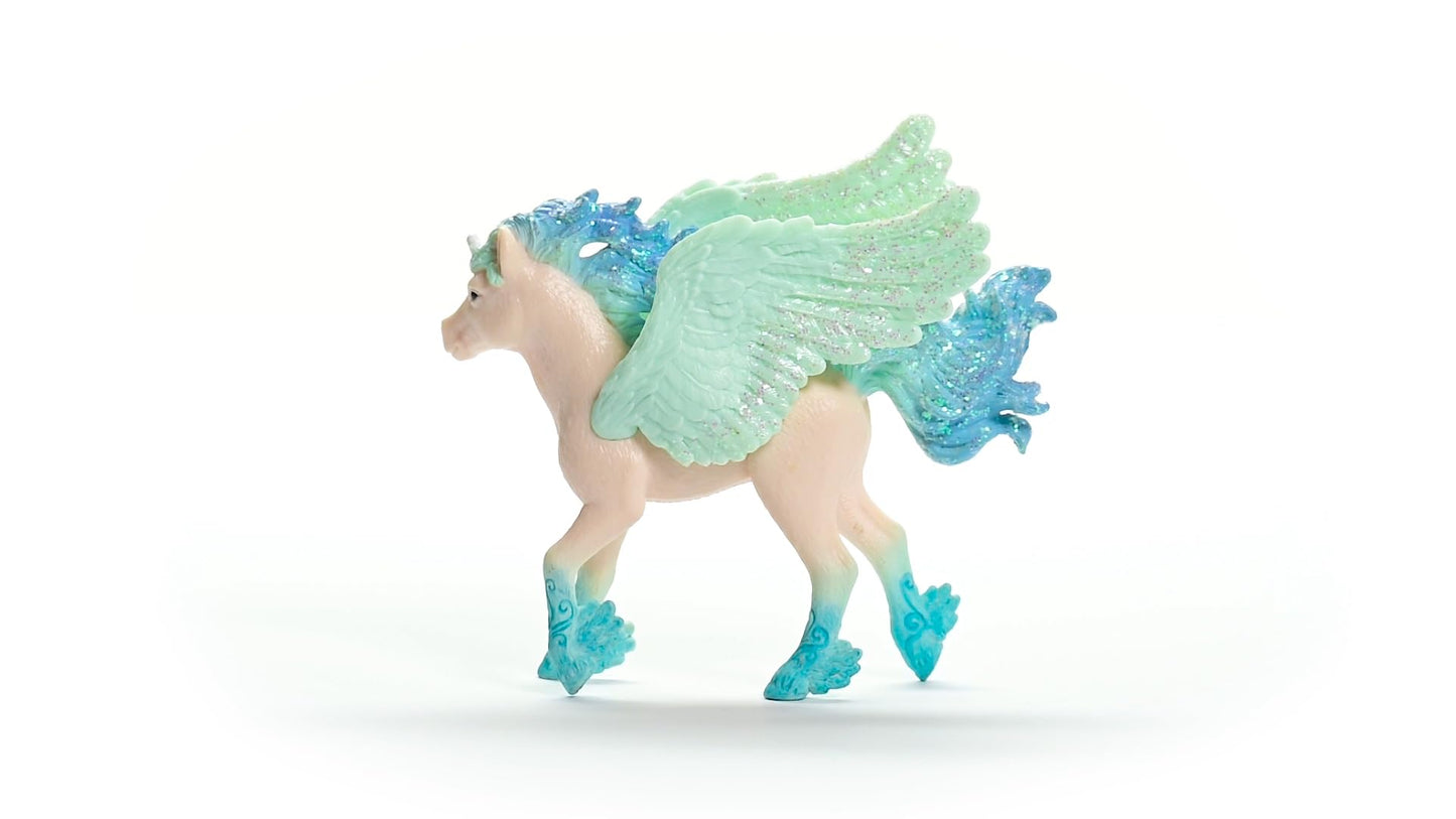 Schleich Bayala New 2024 Bayala Fantasy Stormy Unicorn Toy Foal